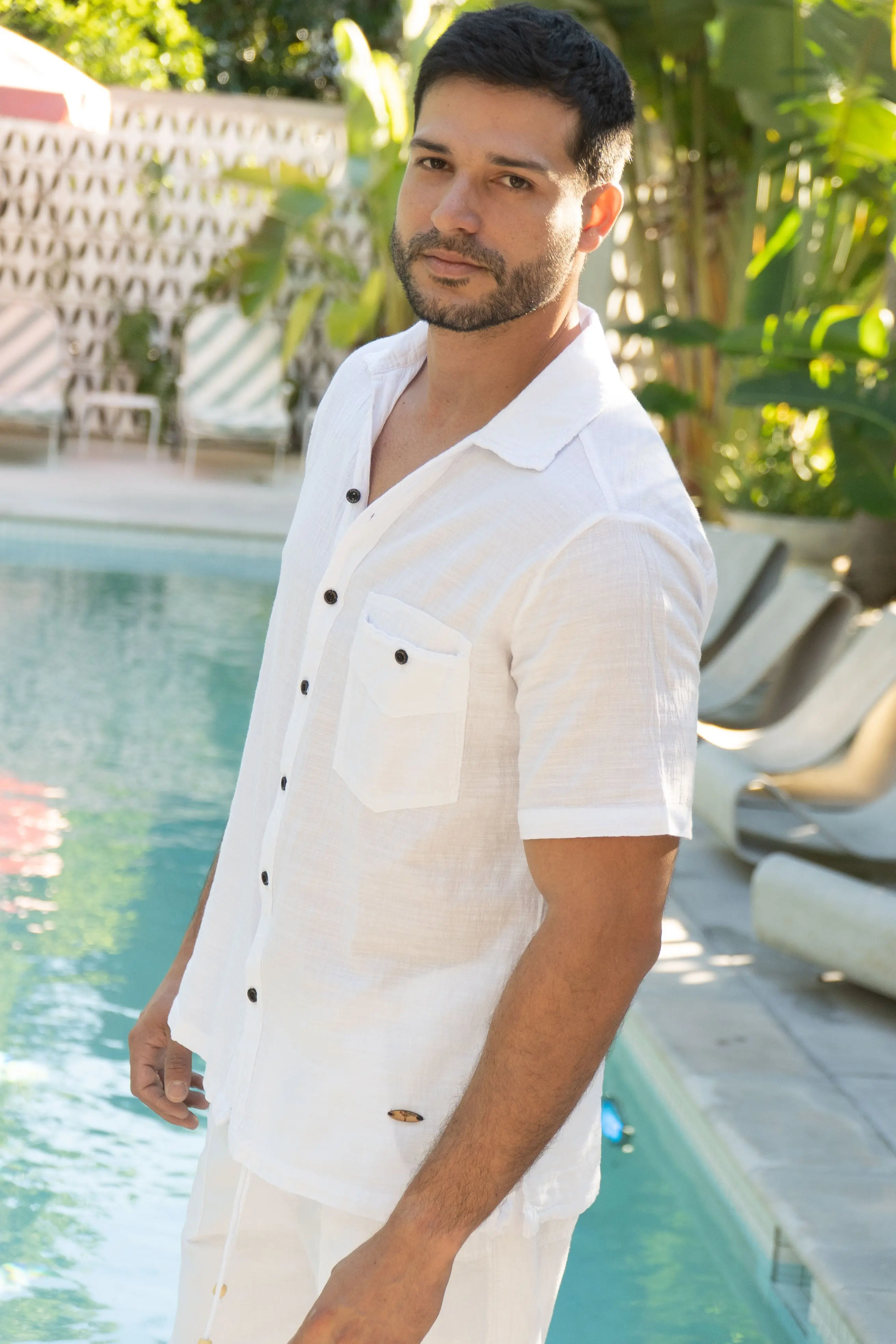 Lino Button Down Shirt - Image 4