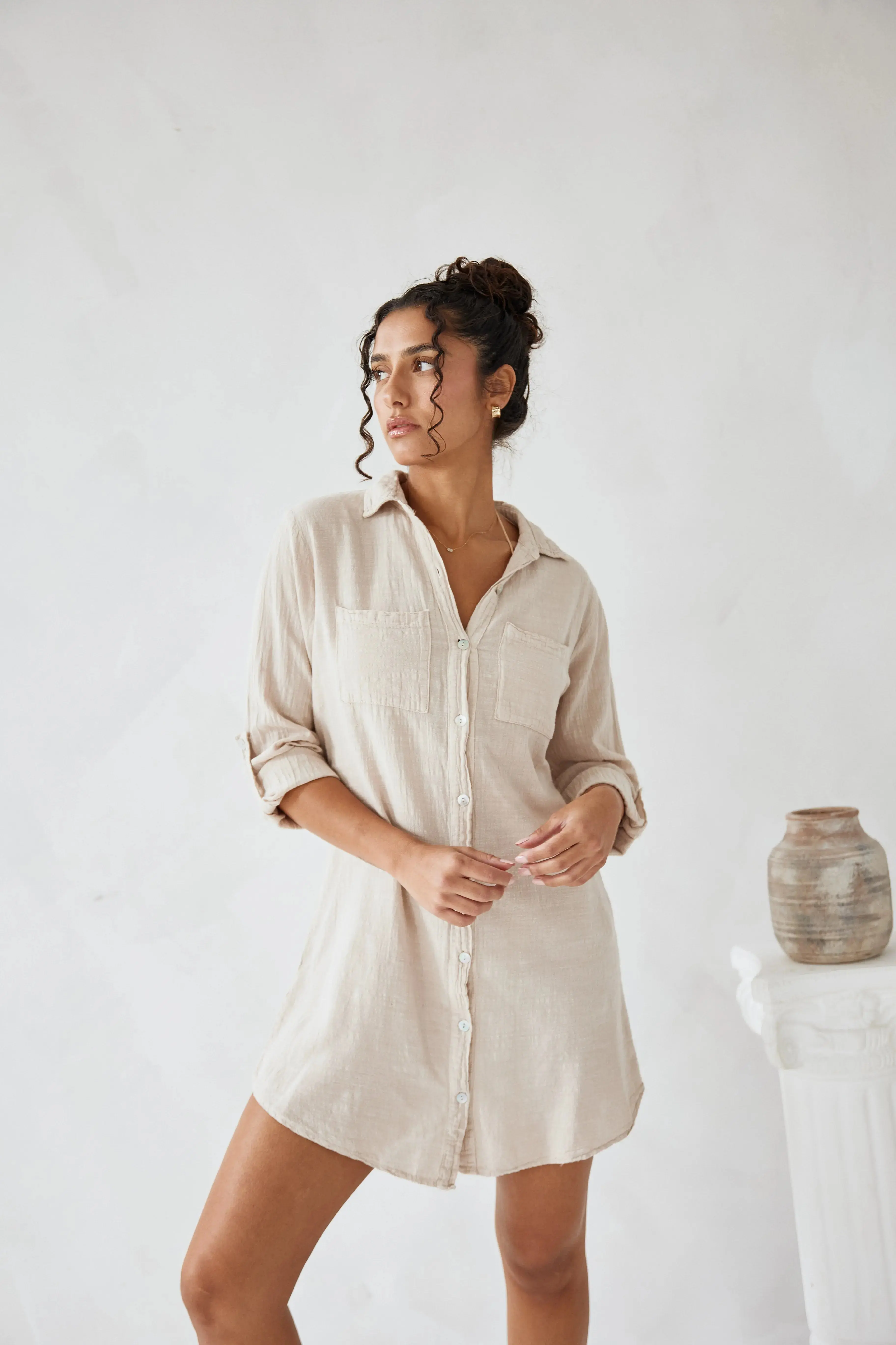 Cabana Shirt Dress - Image 15