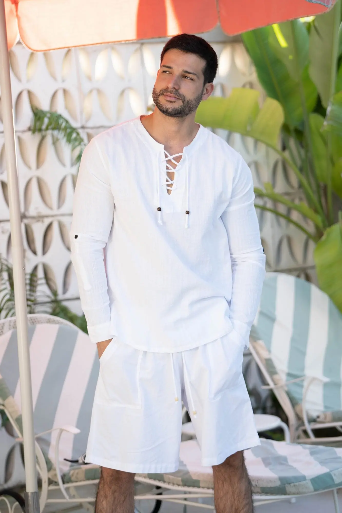 Milos Laced Long Sleeve Top - Image 4